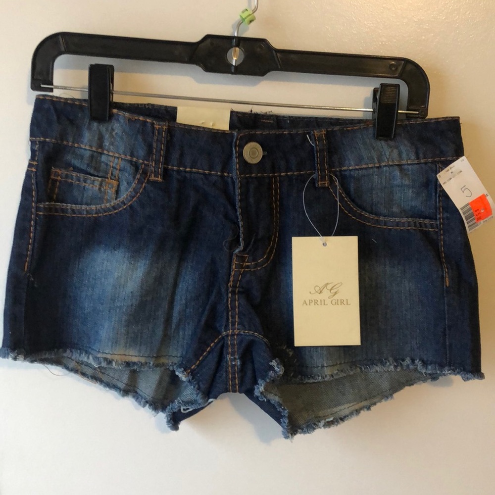 Denim shorts